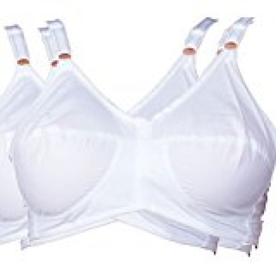 TEENAGER Women's Cottan Non Pdded BRA (3 Pcs) Cotton Strap White