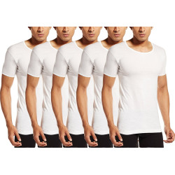 VIP BONUS Classic Men's Cotton Half Sleeve Vest (Pack of 4)  