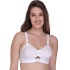 SONA Moving Elastic Strap Full Coverage Cotton Bra (White) Pack of 2