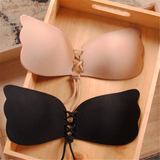 Women's Push-Up Adhesive Bra Backless Soft Bio Silicone