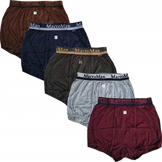 RUPA MACROMAN BRIEF (4 Pcs)  Semi Long Trunk Asstd Colour