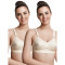 Libertina Princess Bra (Pack of 2) White Cottan Strap Non-Wired Full Coverage Bra