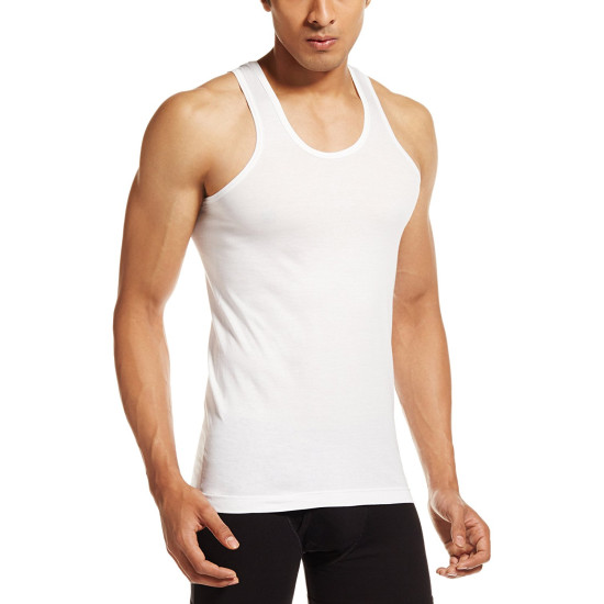 VIP BONUS Classic Men's Cotton  Sleeveless Vest (Pack of 4)  